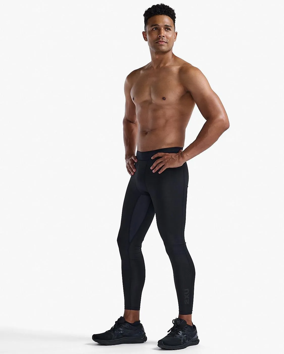 2XU Base Layer Compression Men's Cycling Tights (Black/Nero)