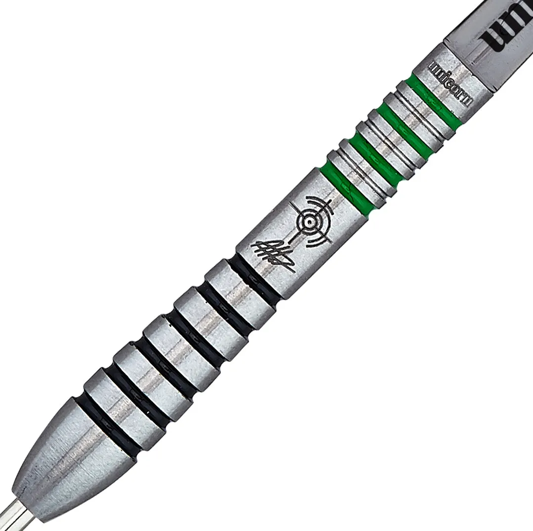 Adam Hunt Contender Phase 2 90% Tungsten Steel Tip Darts by Unicorn