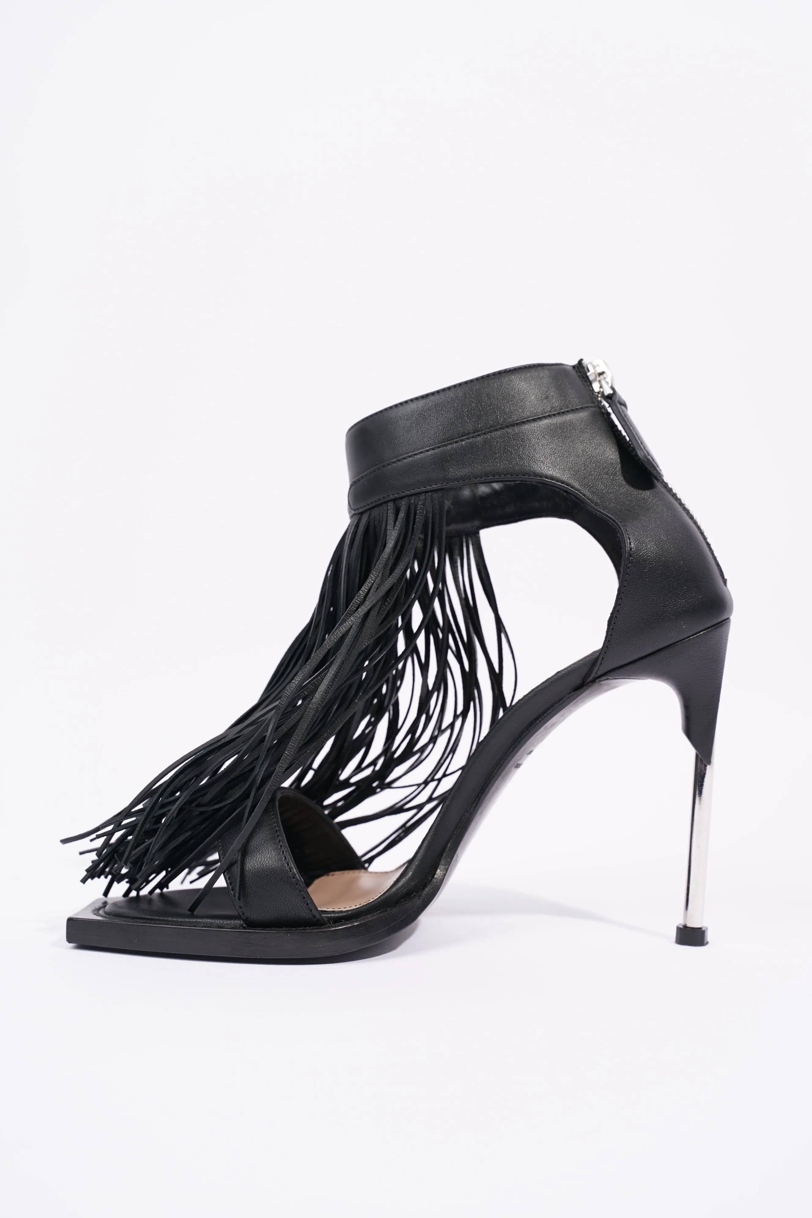 Alexander McQueen Tassle Heel Black EU 37 / UK 4