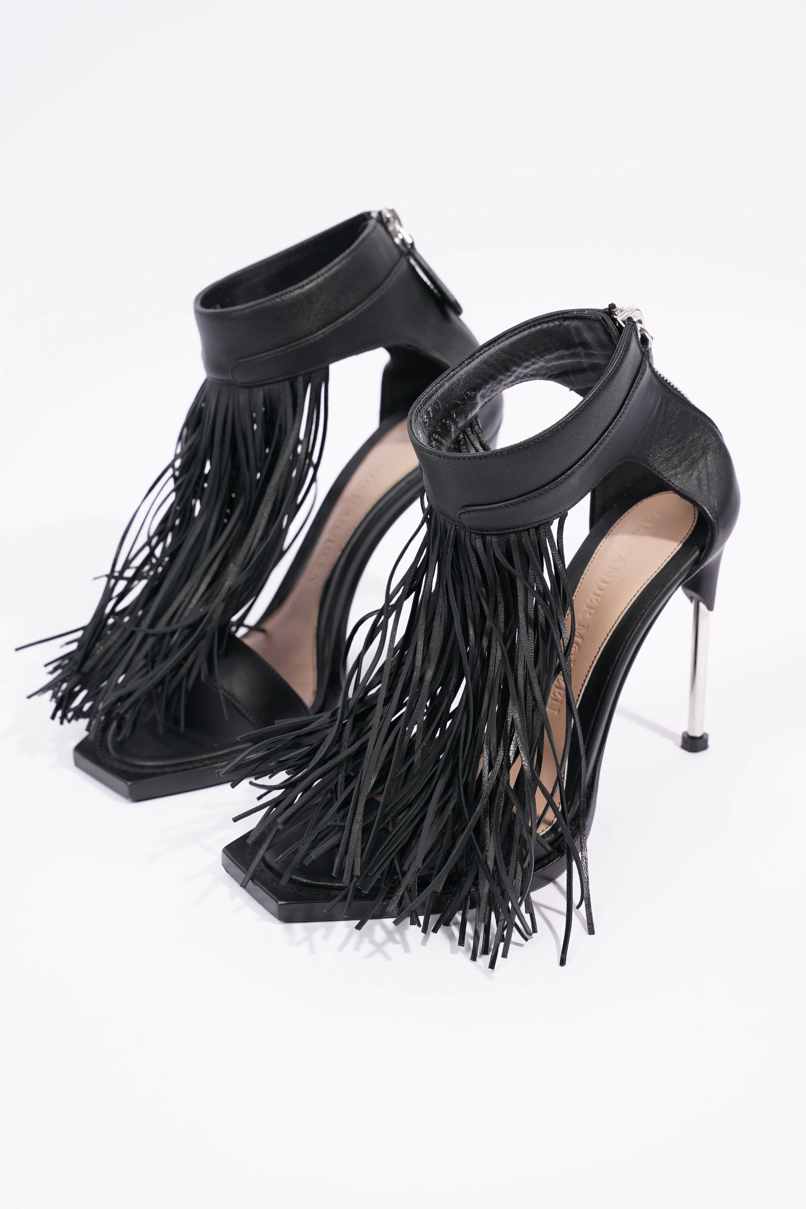 Alexander McQueen Tassle Heel Black EU 37 / UK 4