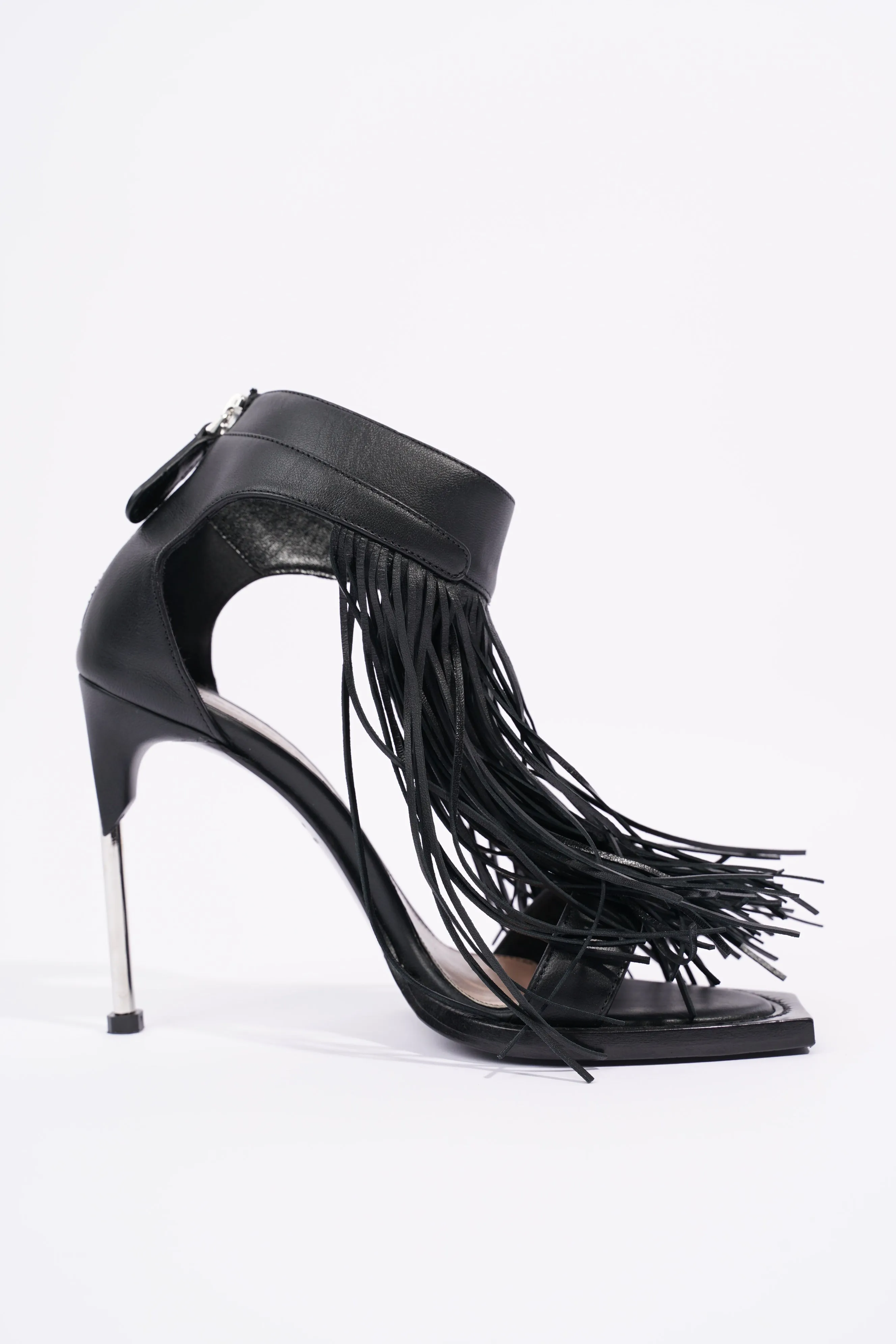 Alexander McQueen Tassle Heel Black EU 37 / UK 4