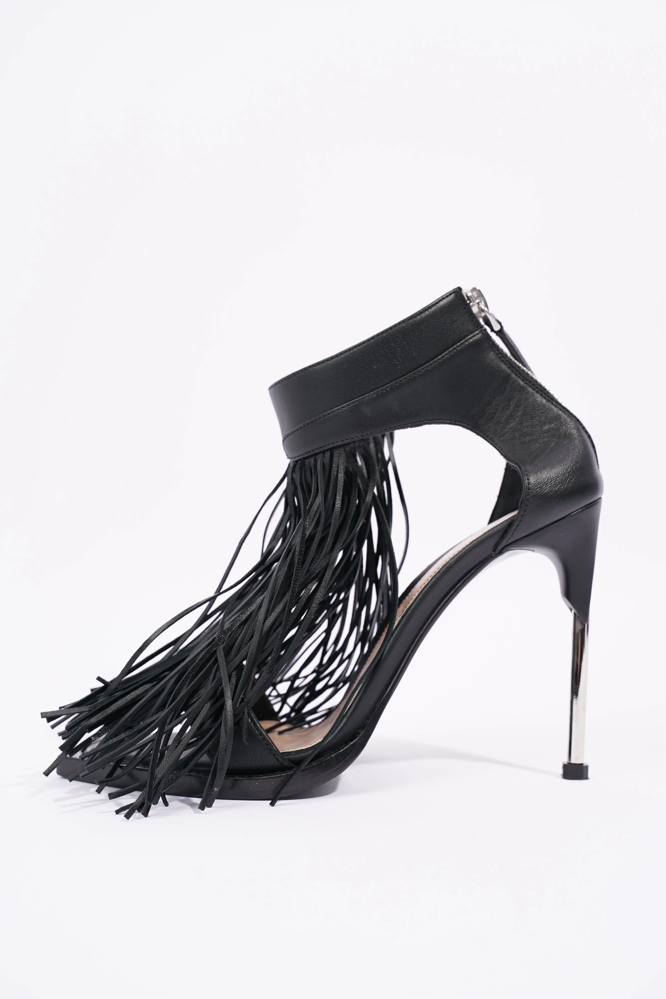 Alexander McQueen Tassle Heel Black EU 37 / UK 4