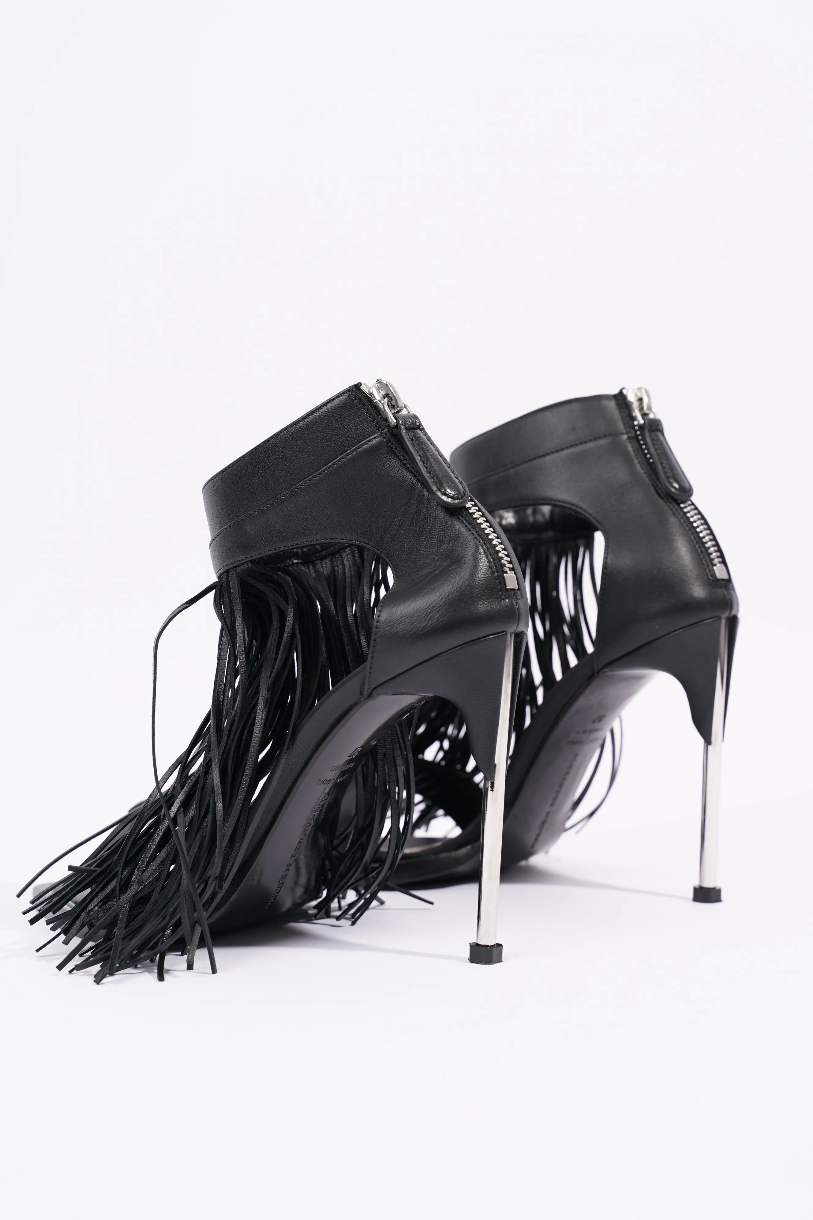 Alexander McQueen Tassle Heel Black EU 37 / UK 4