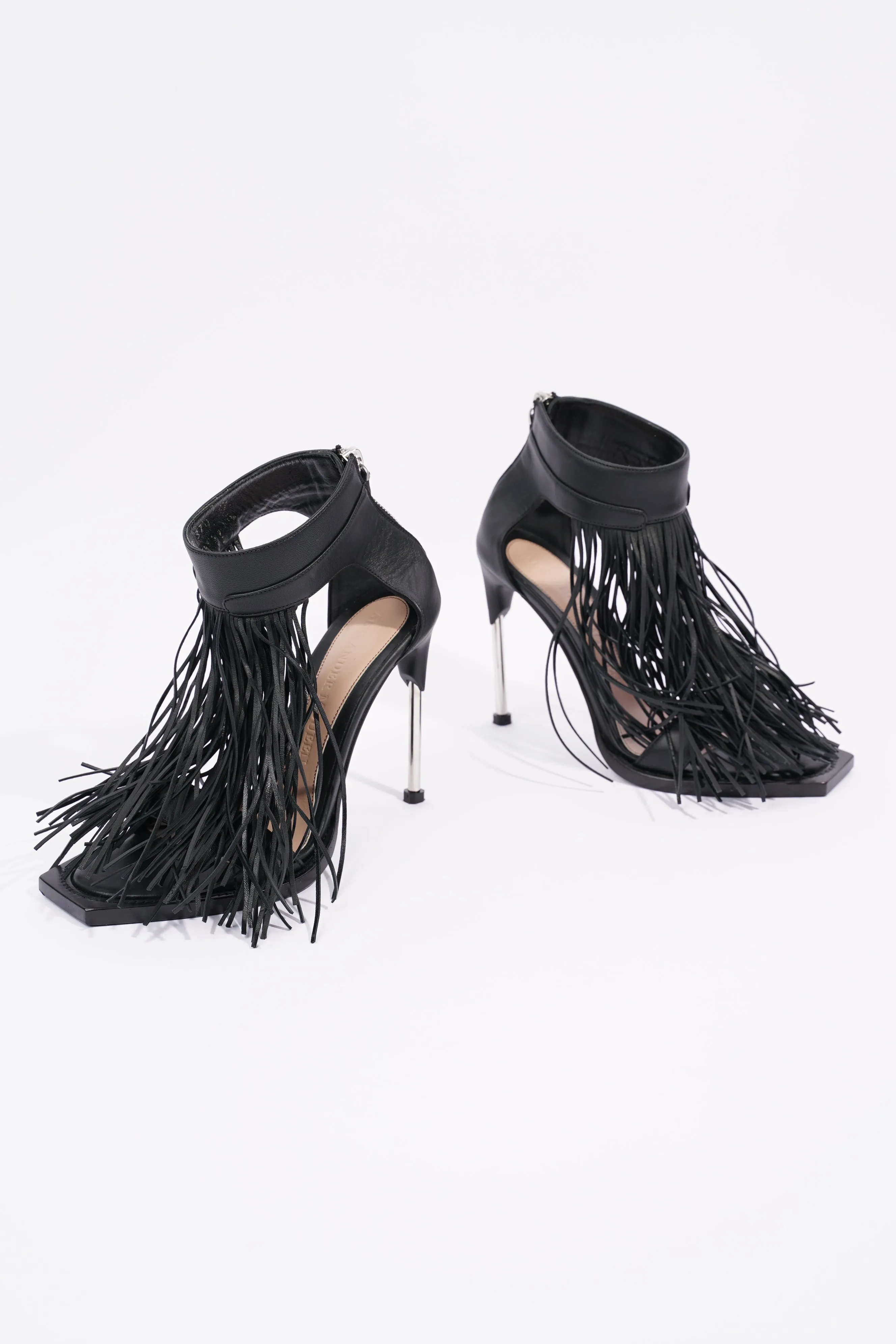 Alexander McQueen Tassle Heel Black EU 37 / UK 4