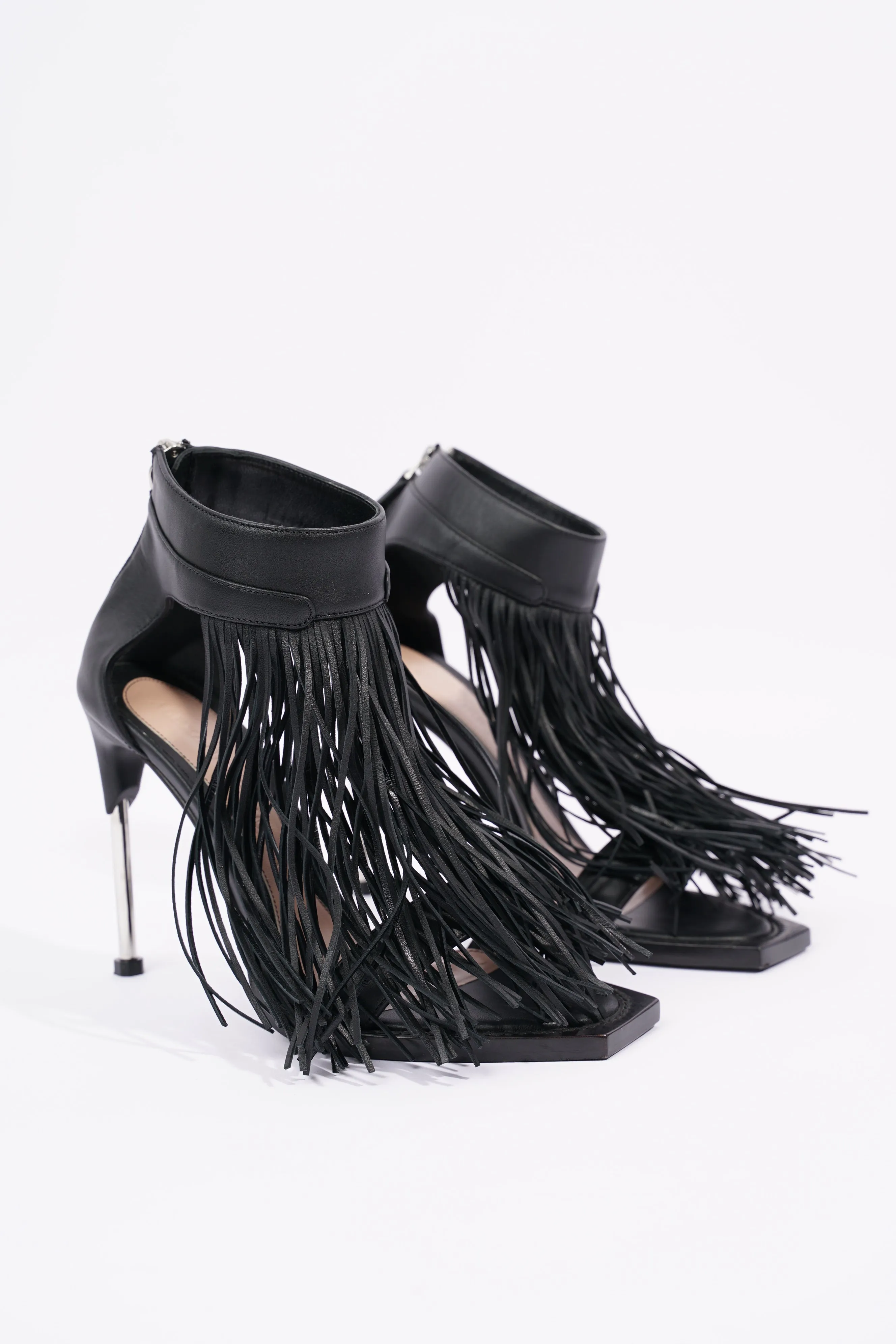 Alexander McQueen Tassle Heel Black EU 37 / UK 4