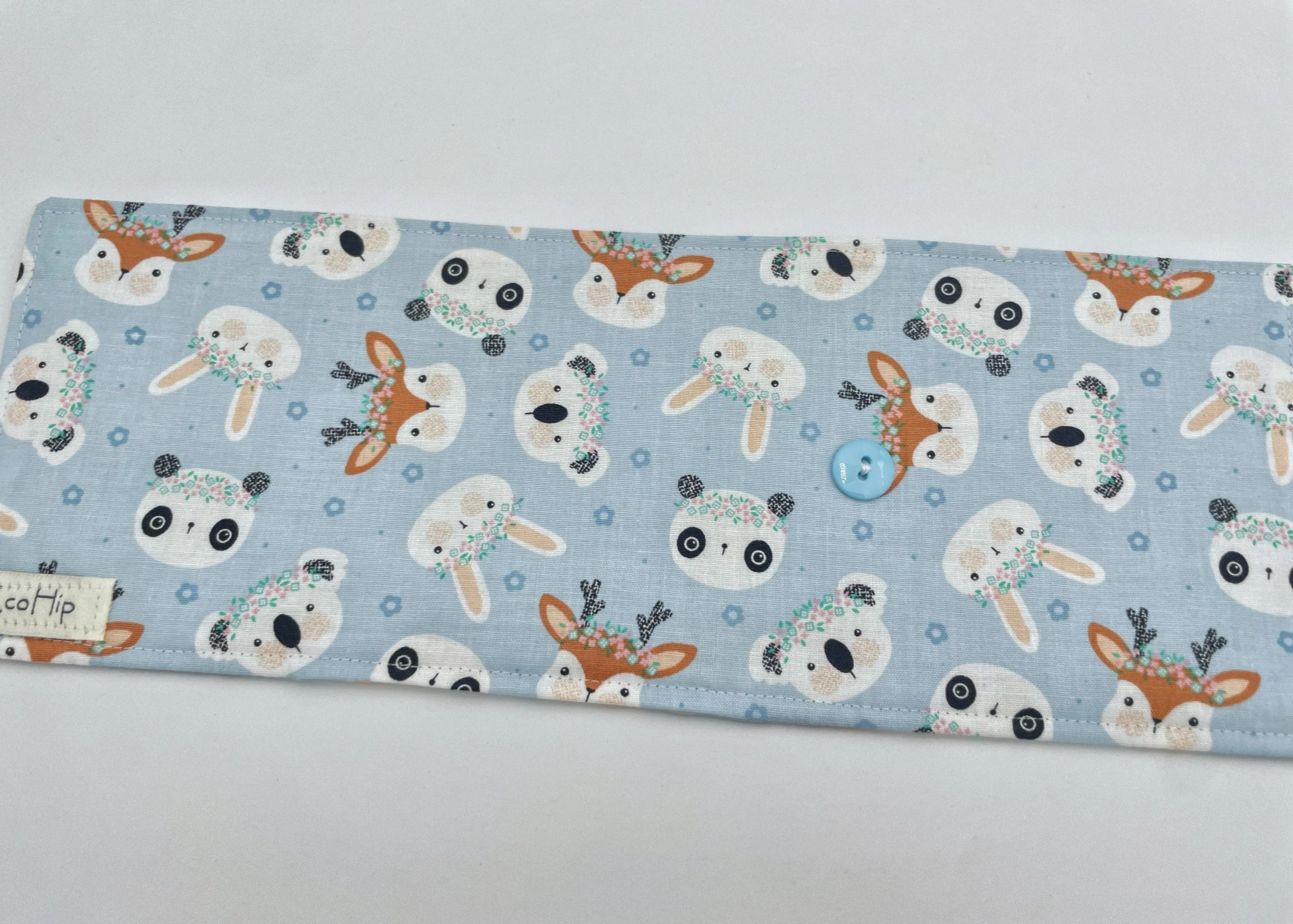 Animal Crayon Roll, Deer Chalkboard Mat, Crayon Case, Travel Quiet Toy, Panda Bear