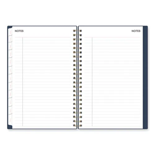 Ashlyn Weekly/monthly Planner, Floral Artwork, 8 X 5, Navy/multicolor Cover, 12-month (jan To Dec): 2024