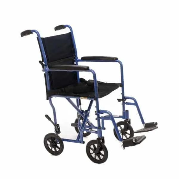 Astra Steel Transport Wheelchair - 19"