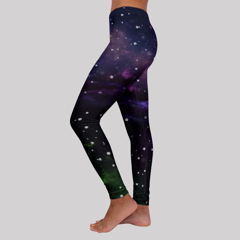 Beautiful Nebula Outer Space Geek Leggings