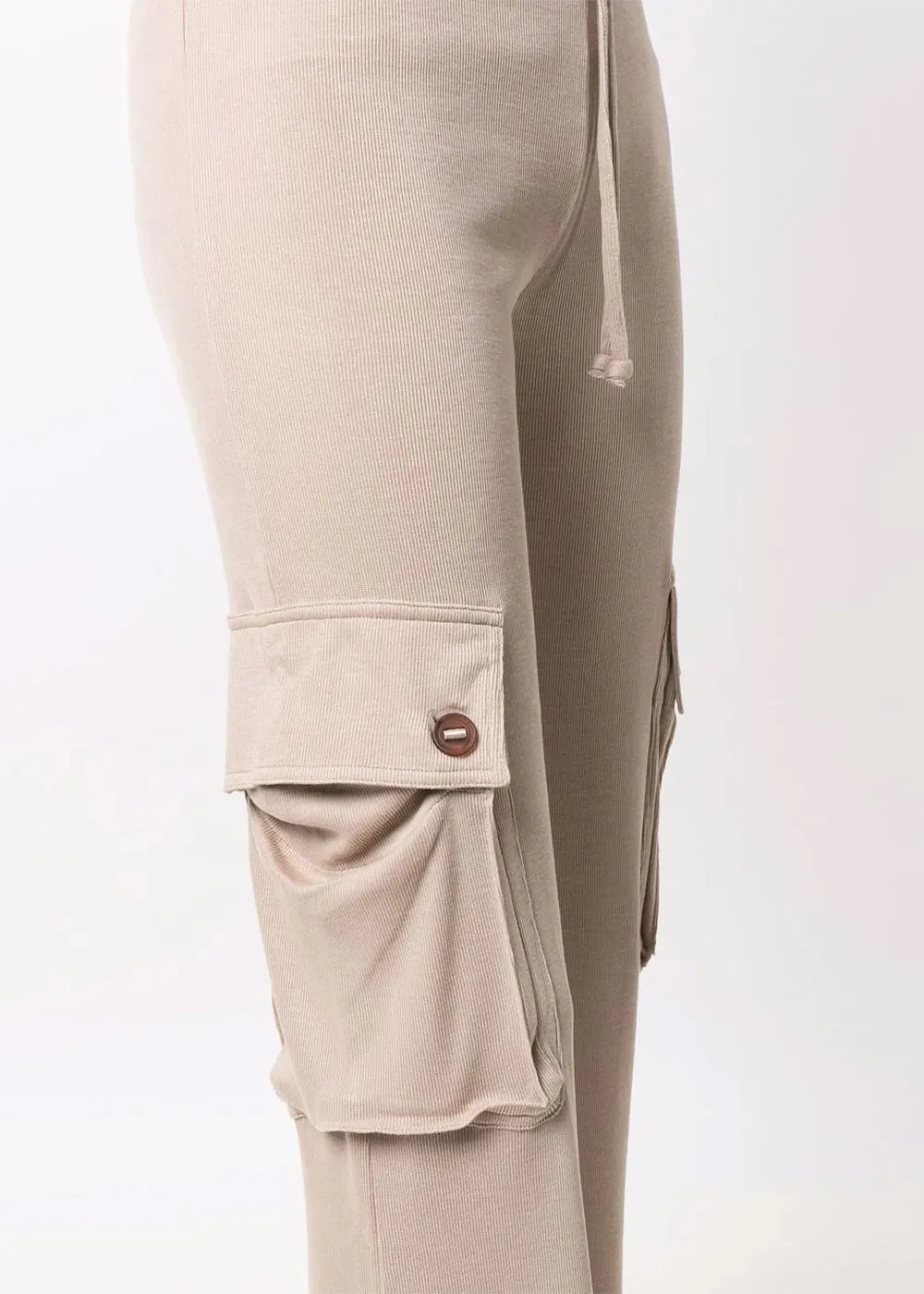 Beige Casual Pants