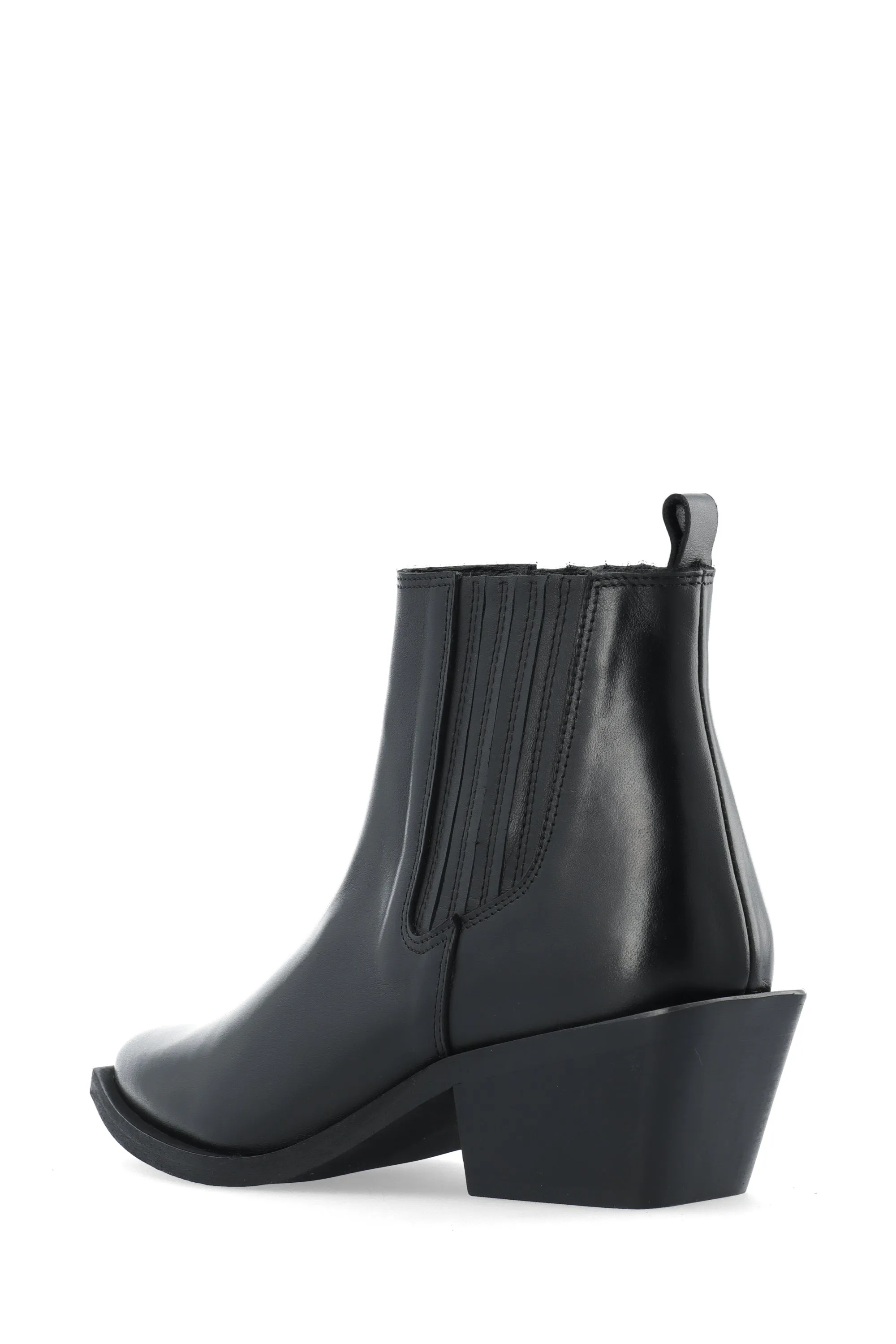 Biamona Black Low Western Boots