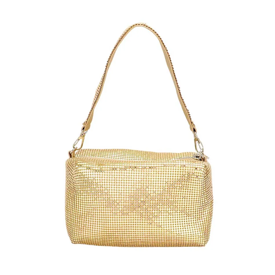 Bling Rectangle Tote Crossbody Bag