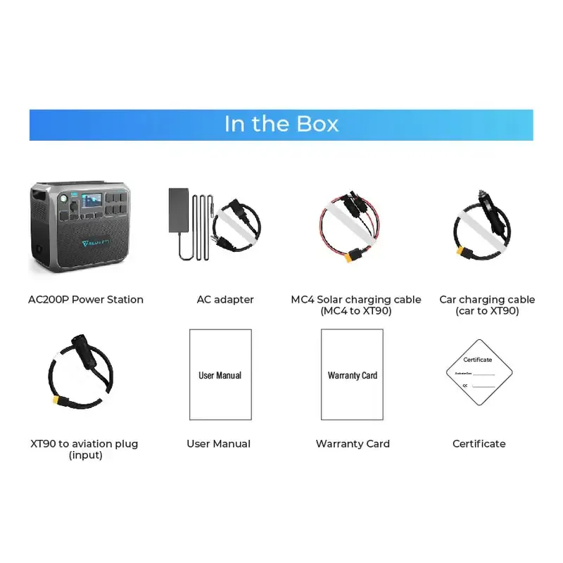 BLUETTI AC200P   3*PV120 | Solar Generator Kit