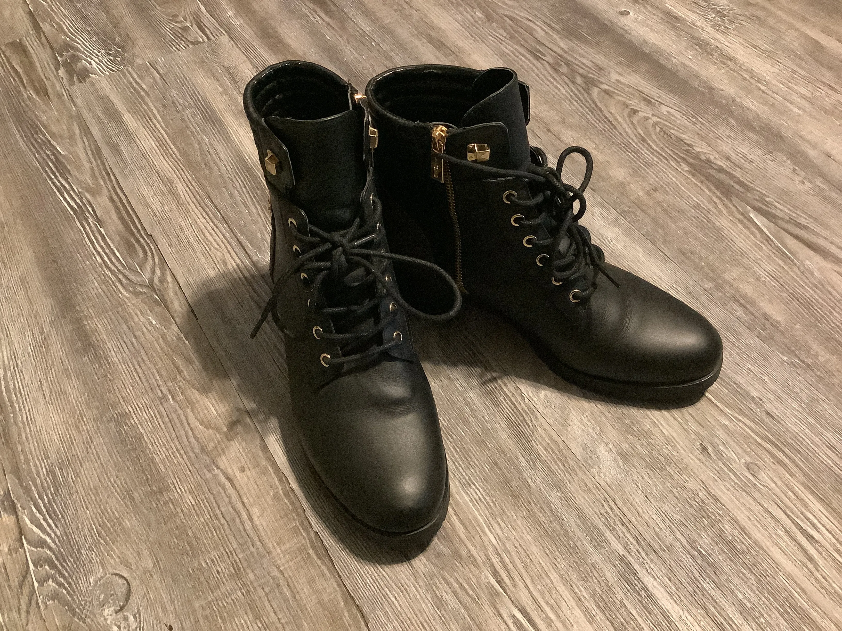 Boots Combat By Michael Kors In Black, Size: 9