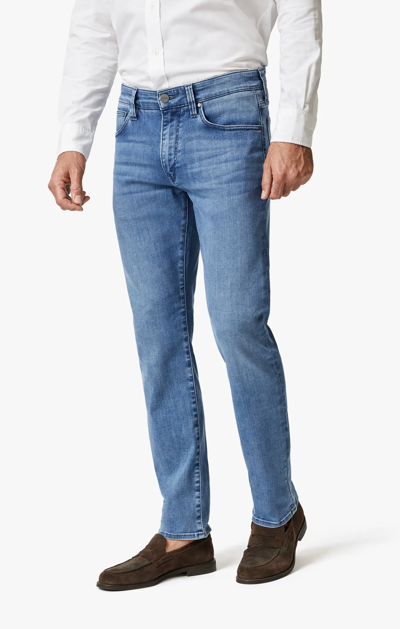 Charisma Relaxed Straight Leg Jeans In Light Tonal Urban