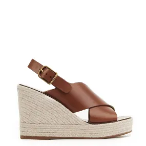 Chloe Pary Espadrille Wedge, Ginger Brown