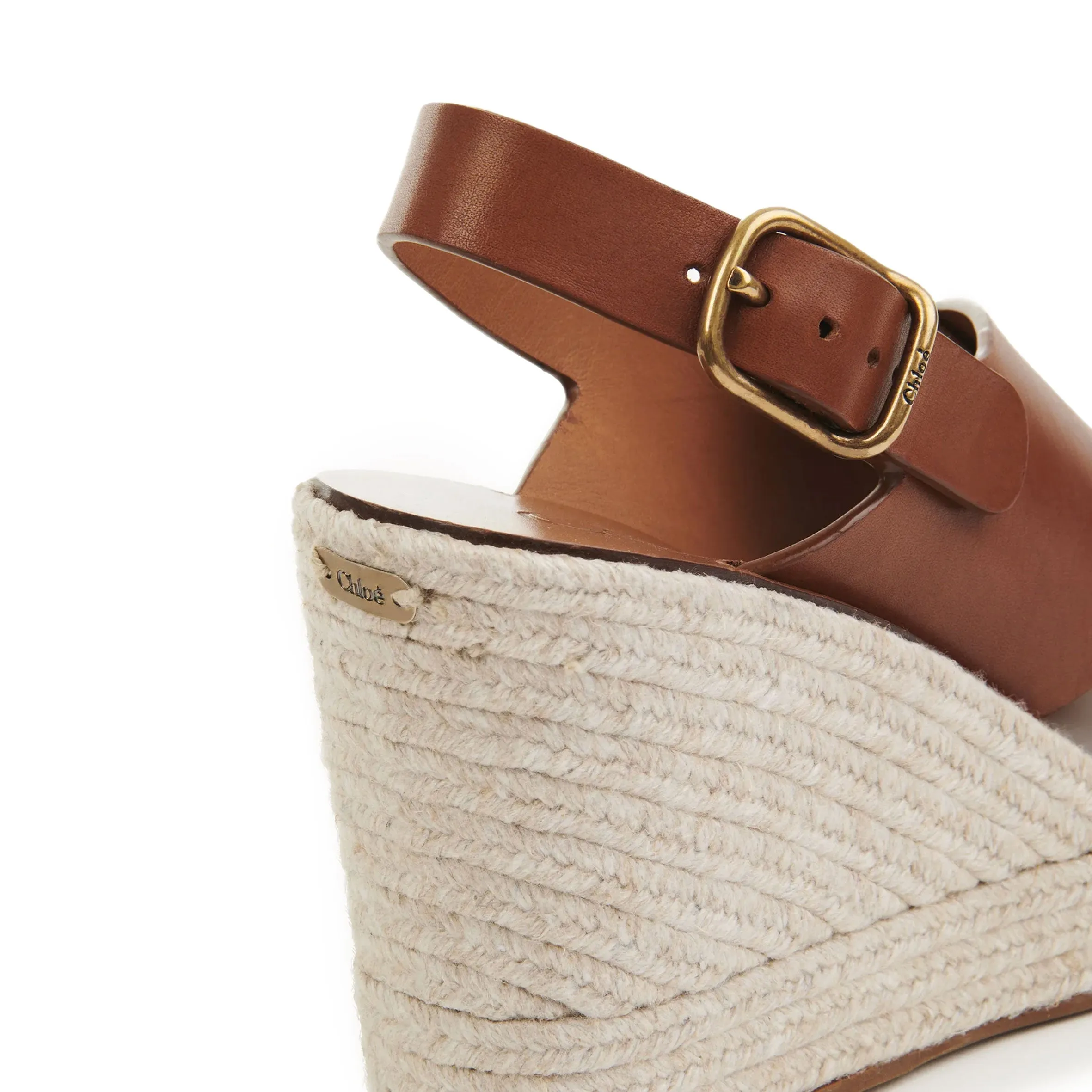 Chloe Pary Espadrille Wedge, Ginger Brown