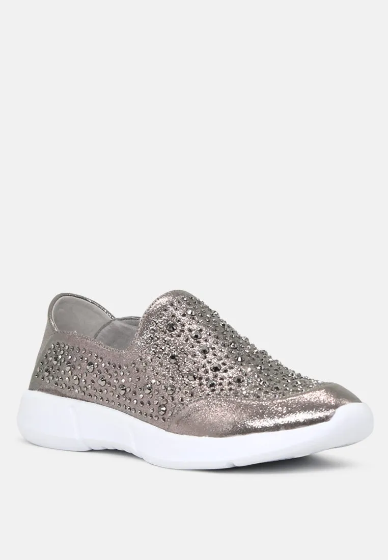 Chrissy Active - Slip-On Studded Sneakers