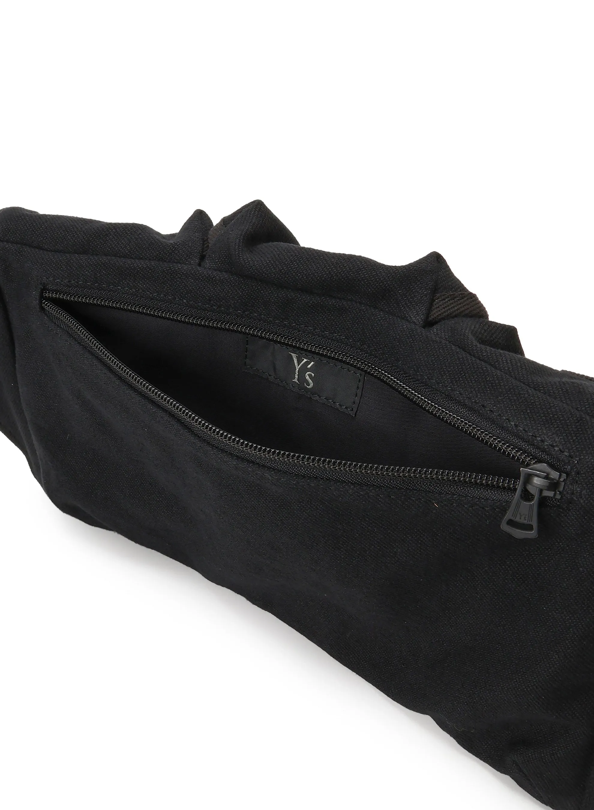 COTTON LINEN GABARDINE WAIST BAG