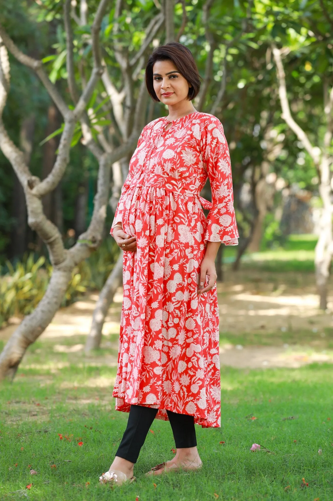 Dancing Ruby Maternity & Nursing Kurta Dress