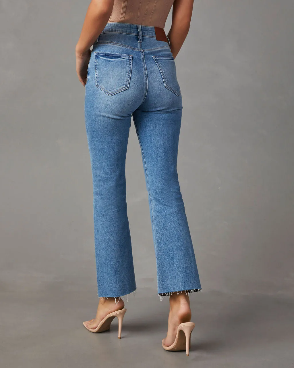 Derita High Rise Straight Leg Jeans