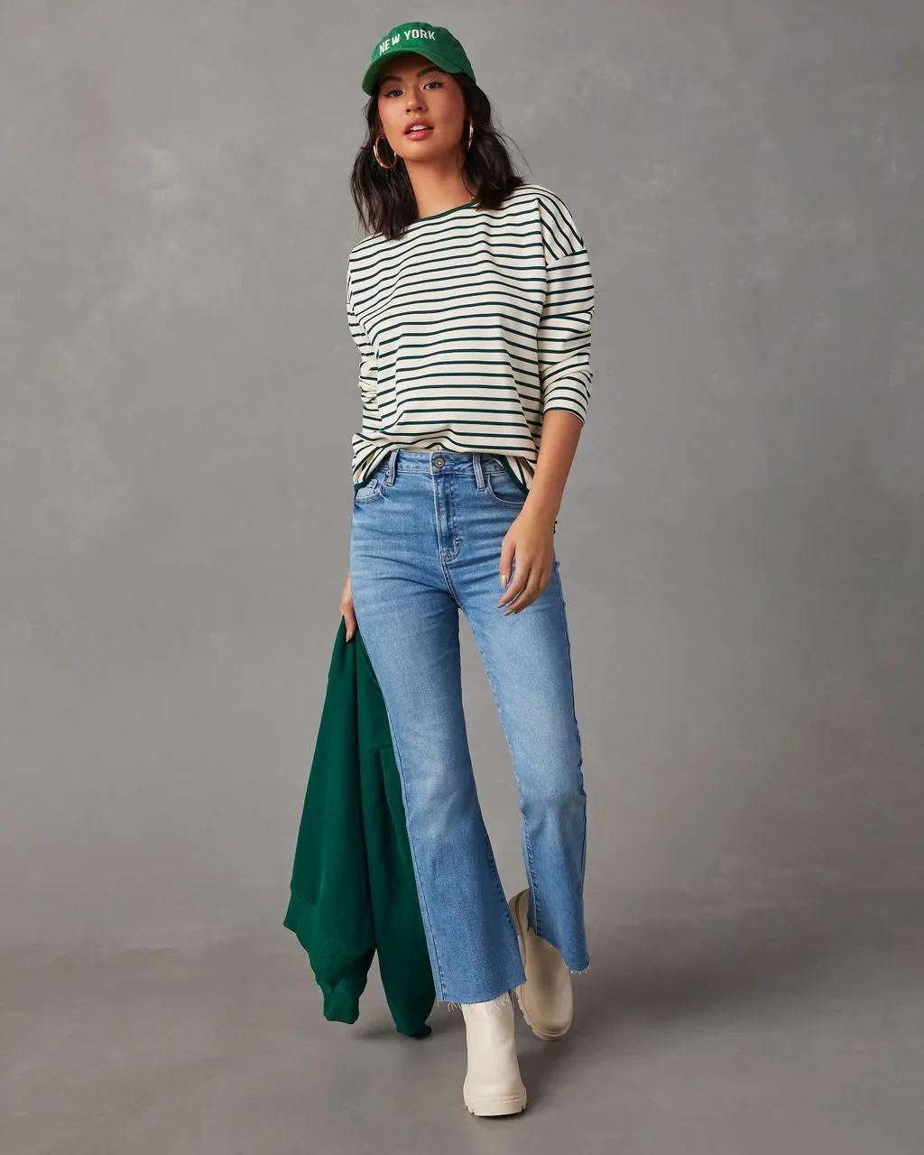 Derita High Rise Straight Leg Jeans