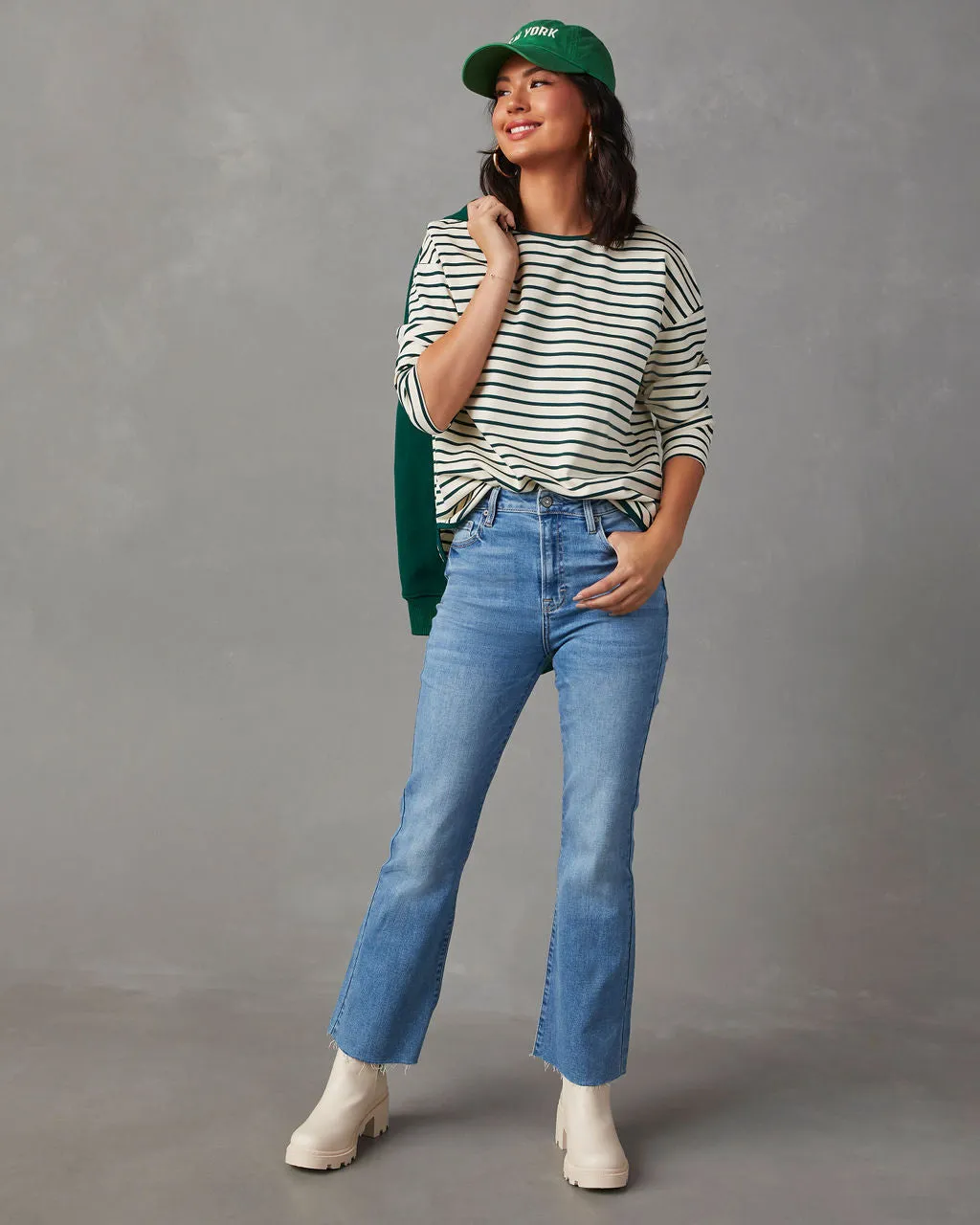 Derita High Rise Straight Leg Jeans