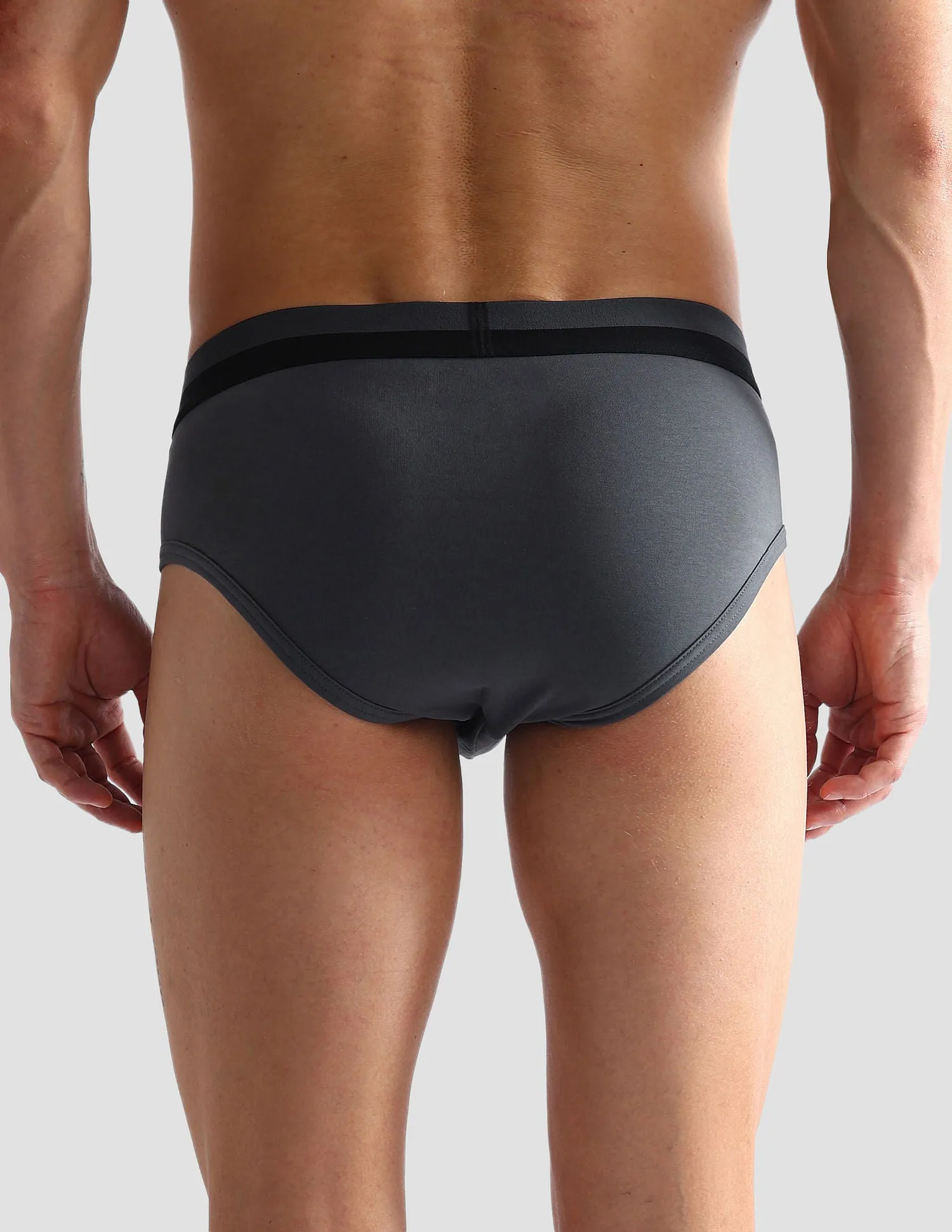 Dual Tone Cotton Stretch OET07 Briefs - Pack Of 3