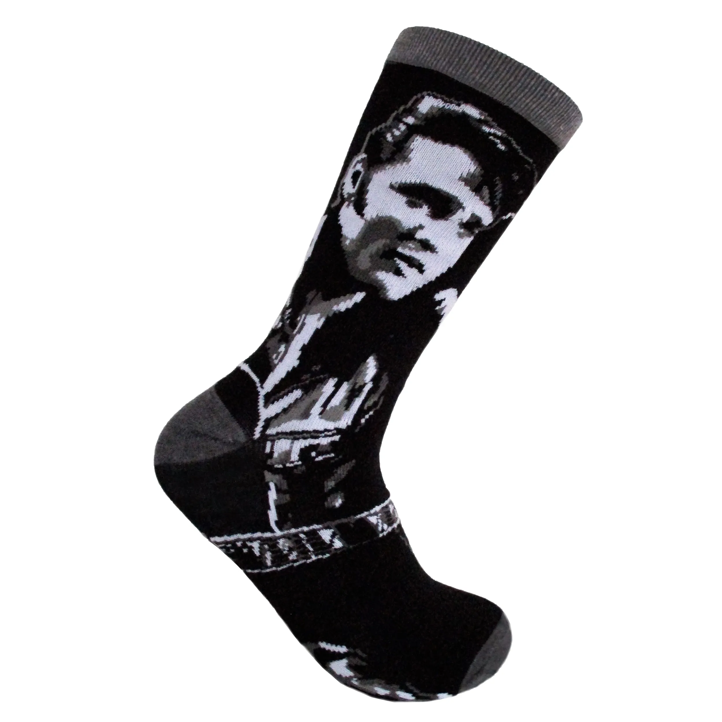 Elvis Presley Black Leather Guitar Sock