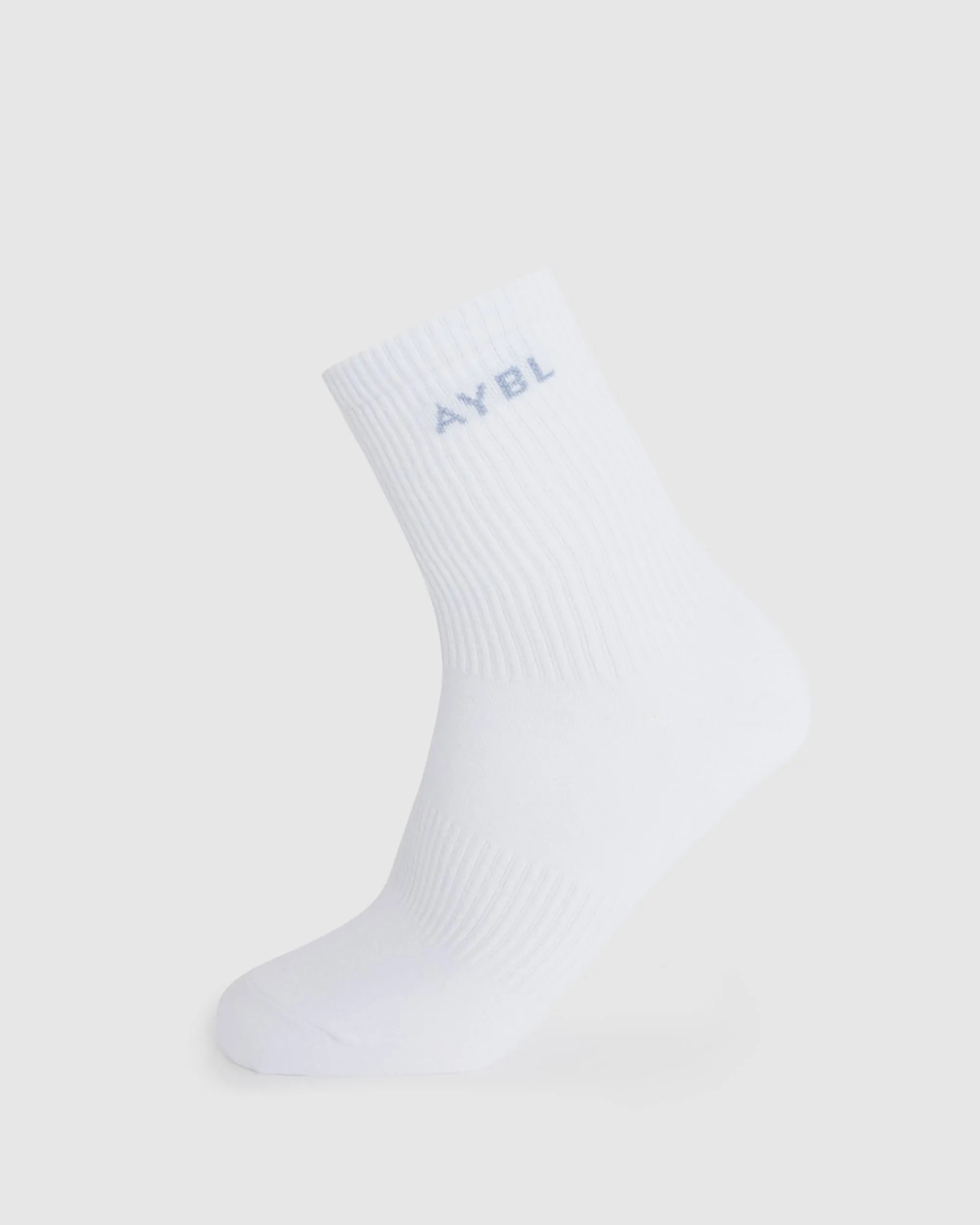 Everyday Crew Socks (3 Pack) - Slate Blue/Light Blue/White