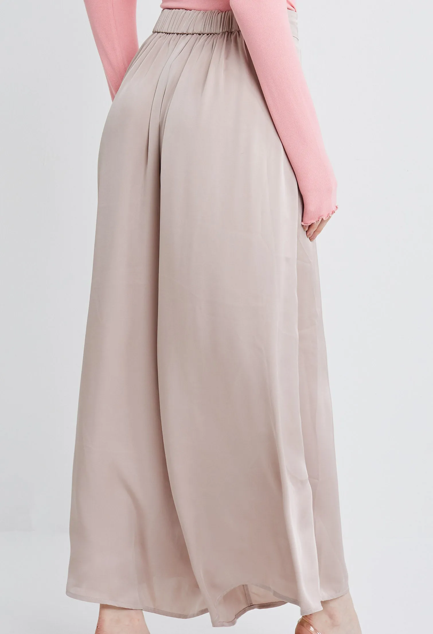 Flowy Palazzo Wide-Leg Pants