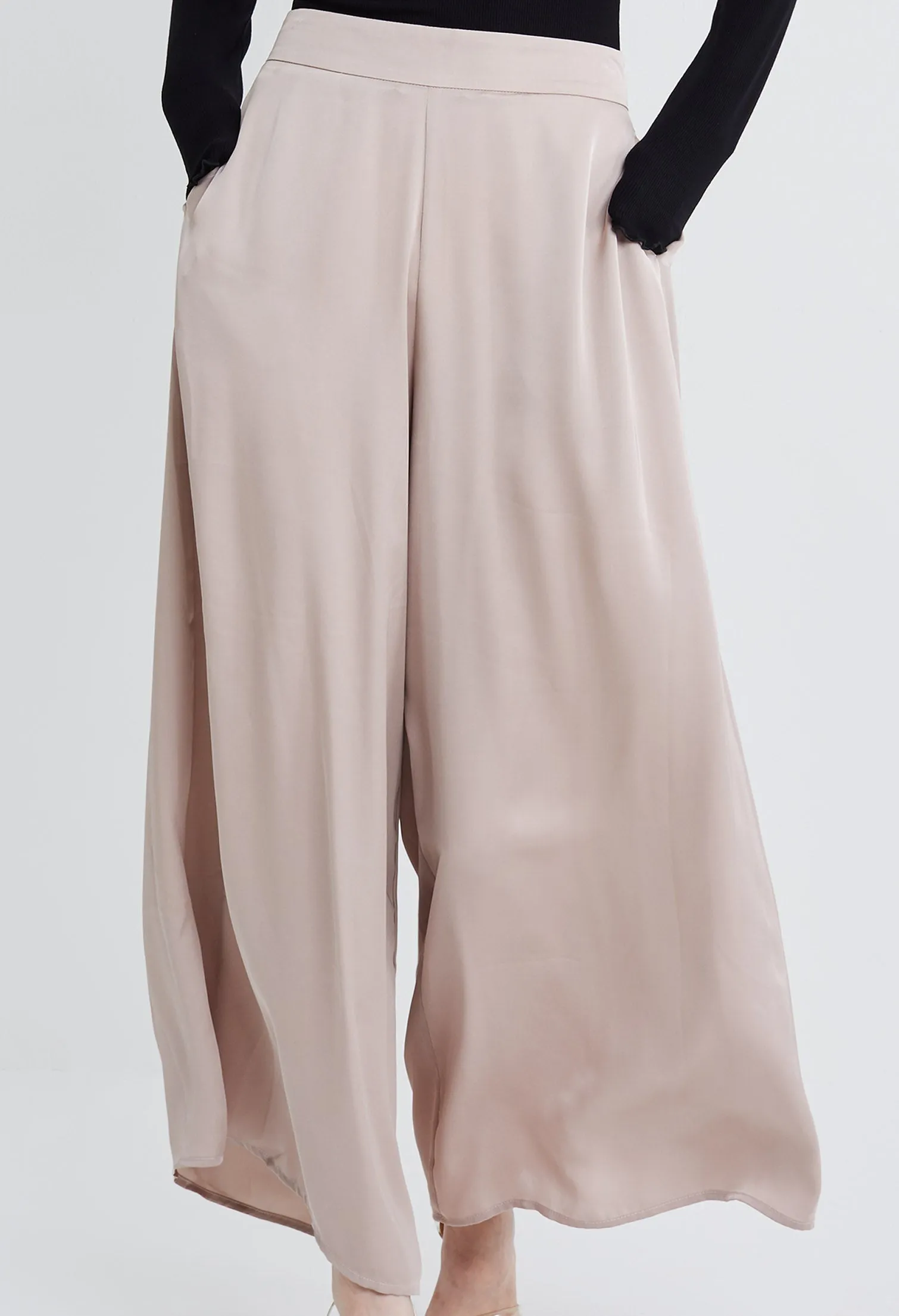 Flowy Palazzo Wide-Leg Pants