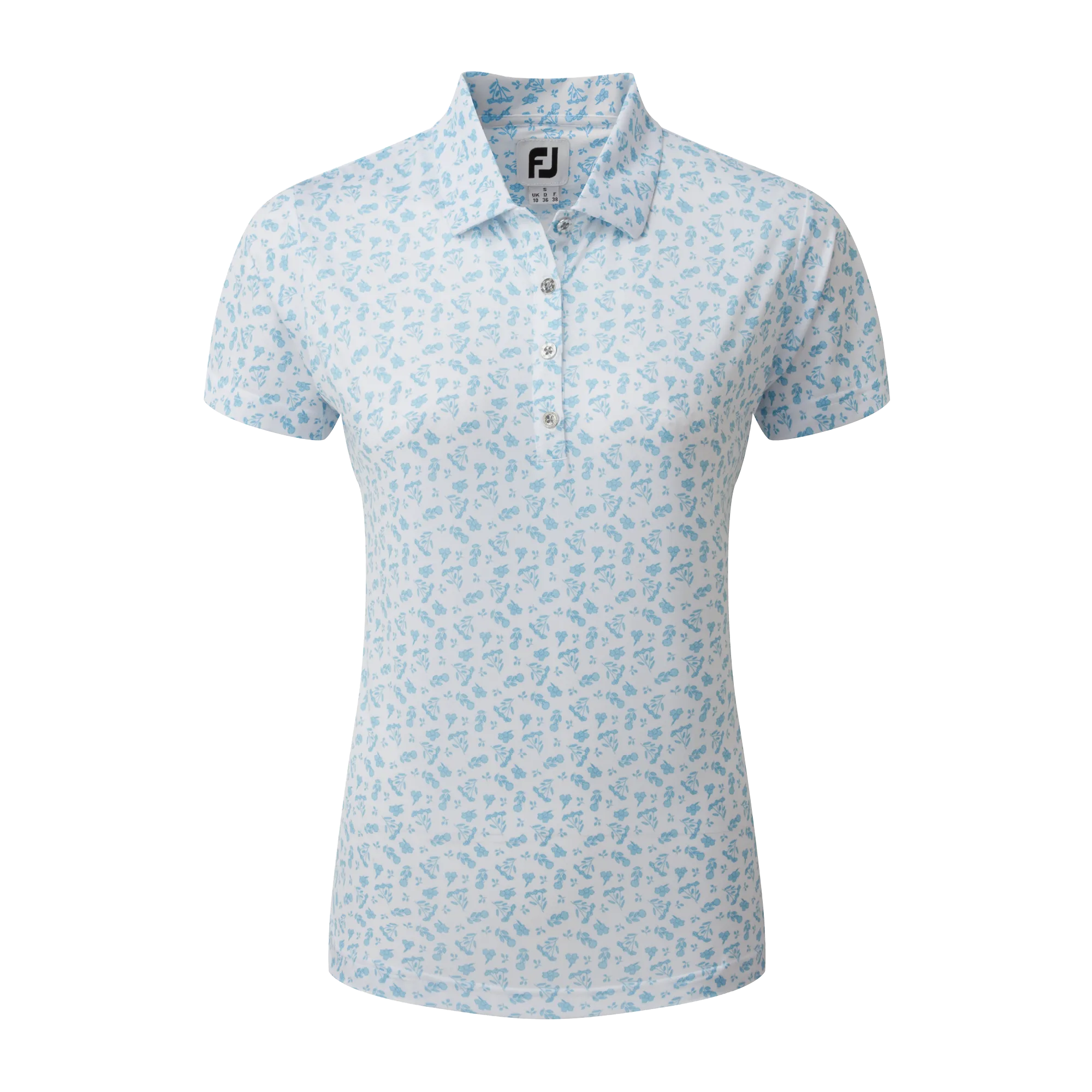 FootJoy Women's Floral Print Lisle Polo