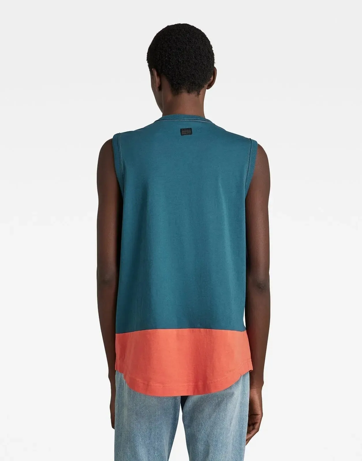 G-Star RAW Lash Color Block Blue Tank Top