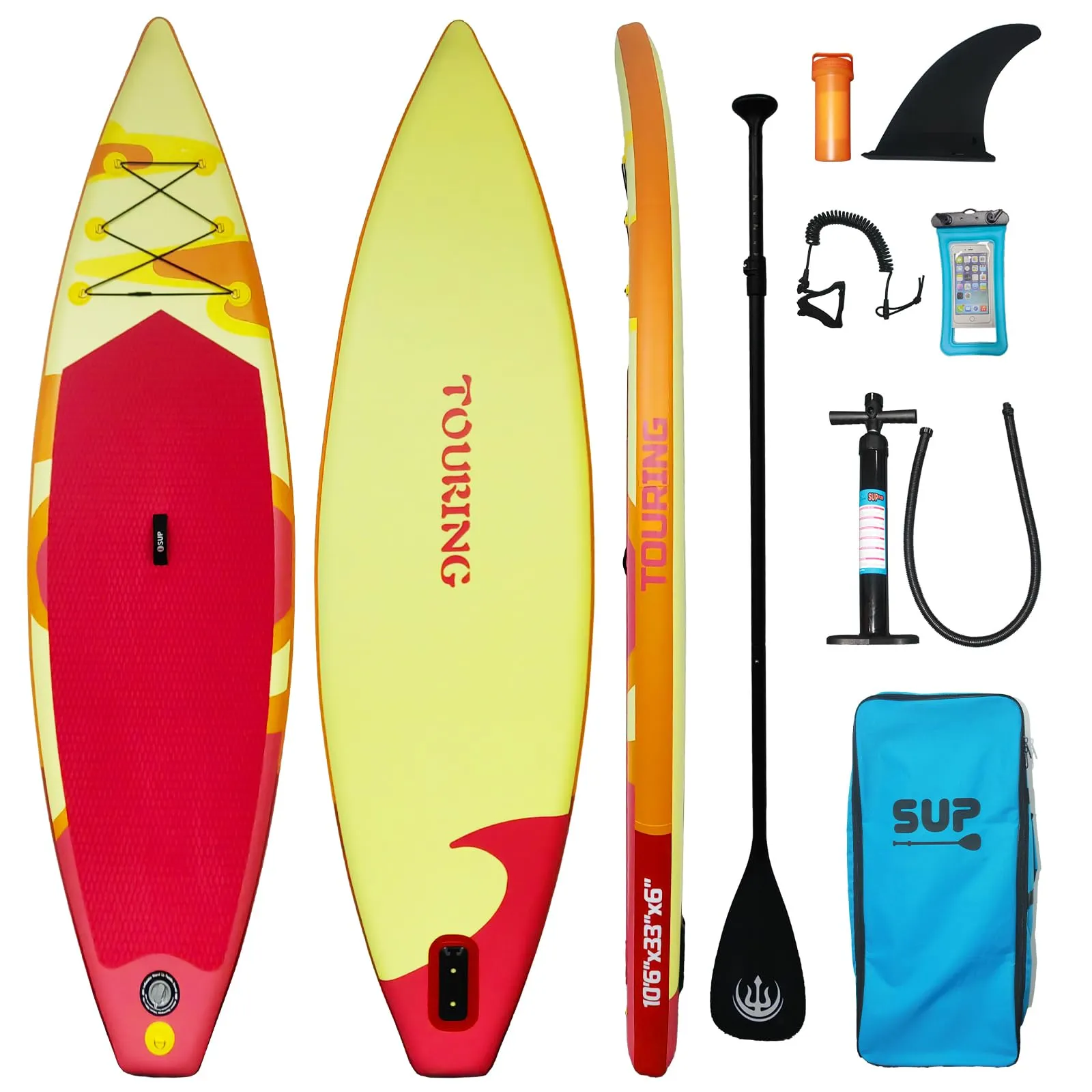 GARVEE Inflatable Stand Up Paddle Board,Premium SUP Paddle Board with Non-Slip Deck Design,Multifunctional Paddle Boards,Accessories,for Adults and Youth to Surfing