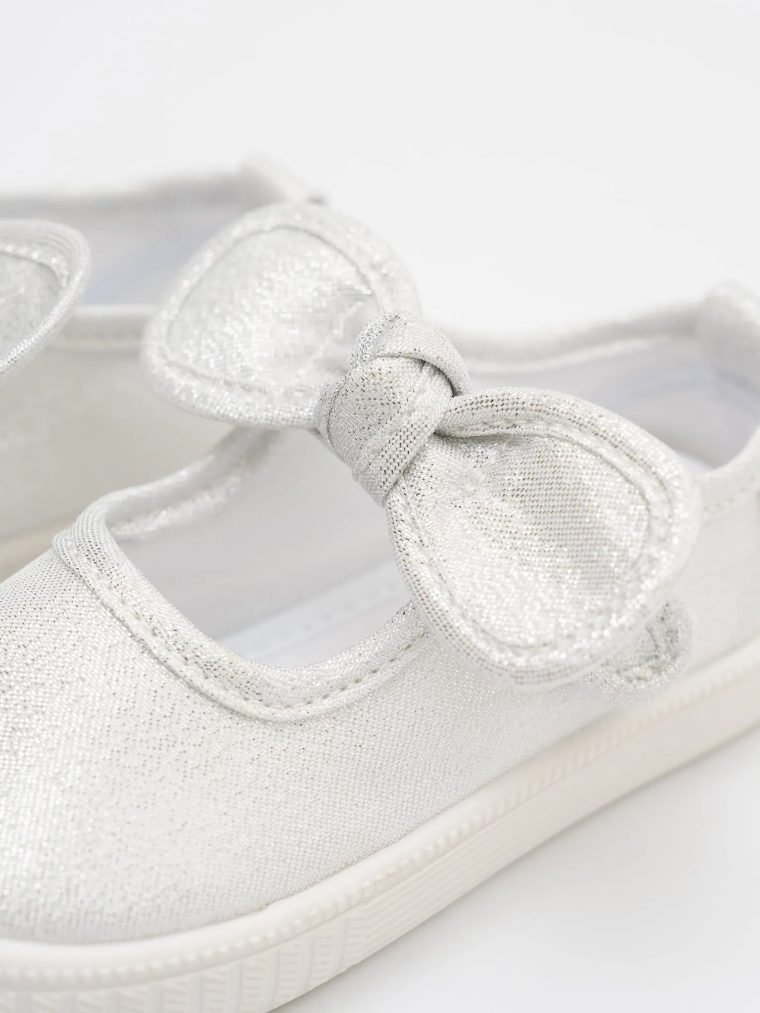 Girls' Sparkly Bow Mary Jane Sneaker