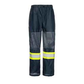 Ground Force Hi-Vis Men's Traffic Mesh Work Pants TB01N - Navy