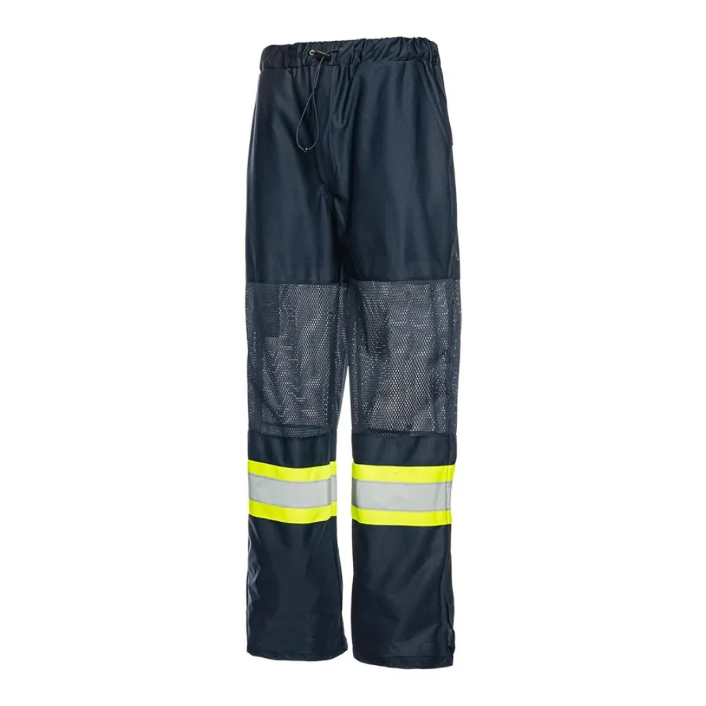 Ground Force Hi-Vis Men's Traffic Mesh Work Pants TB01N - Navy