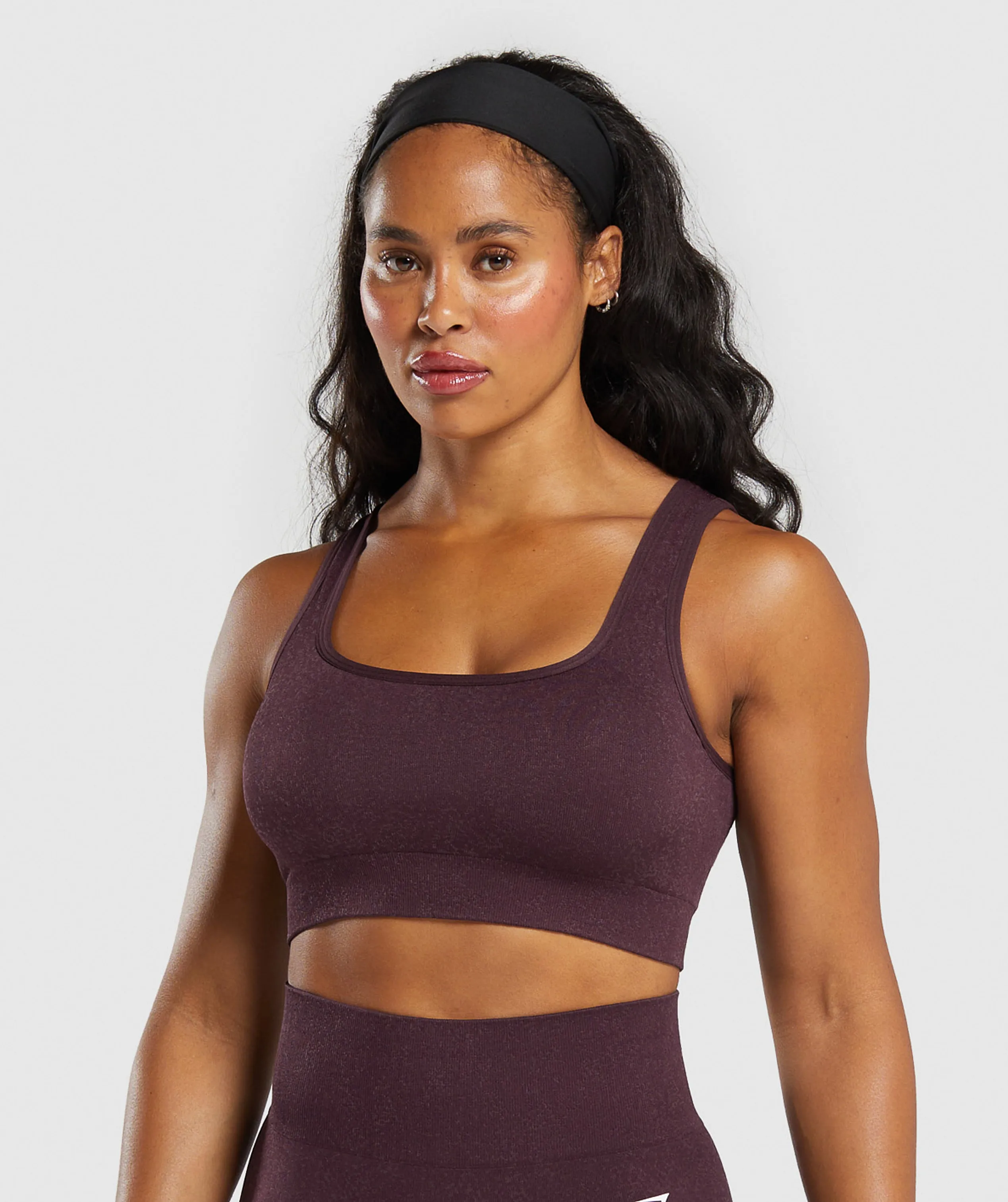 Gymshark Adapt Fleck Sports Bra - Depth Purple/ Steel Purple