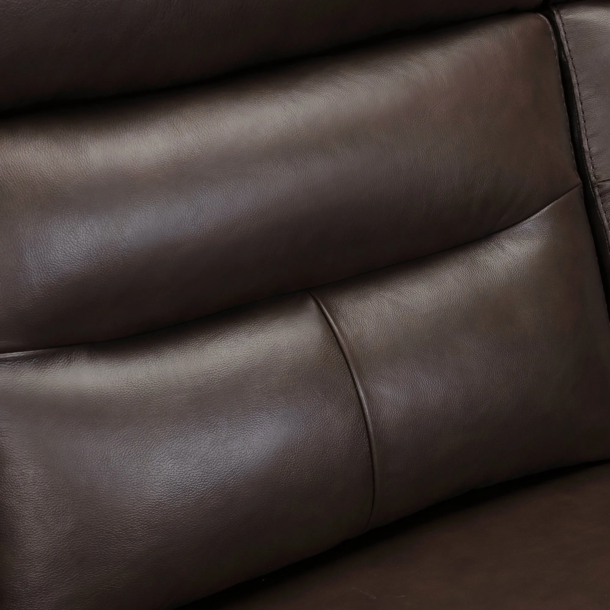 Hayward 82 Espresso Genuine Leather Power Reclining Sofa