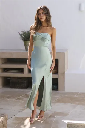 I'll Be Yours Maxi Dress Green