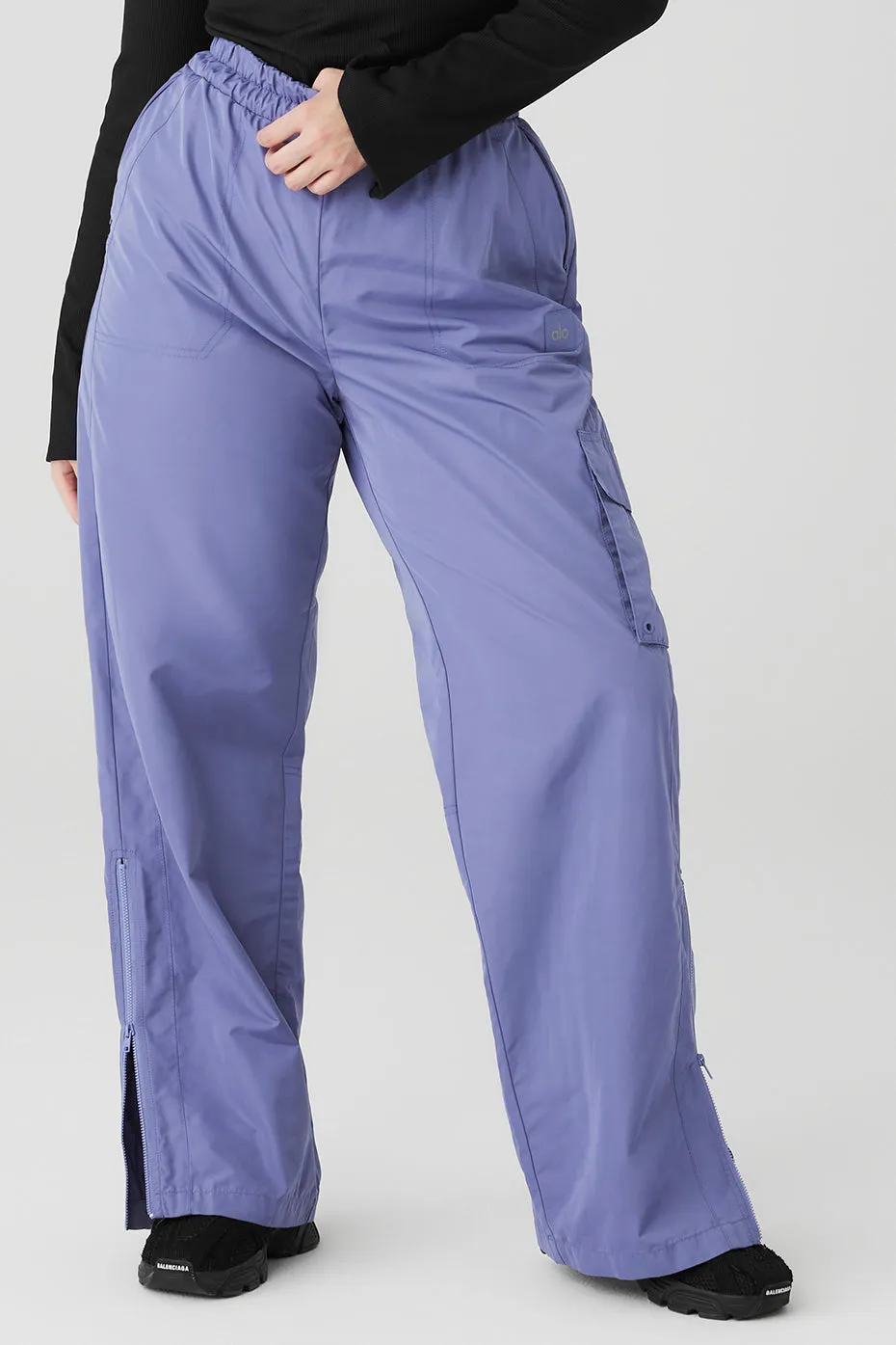 International Wide Leg City Pant - Infinity Blue