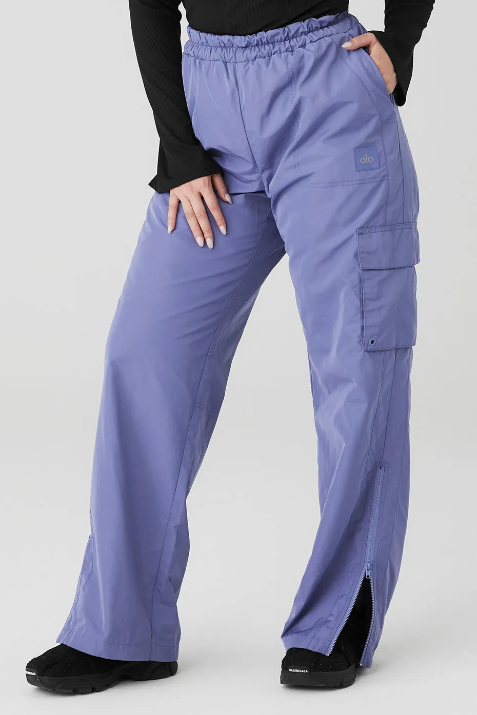 International Wide Leg City Pant - Infinity Blue