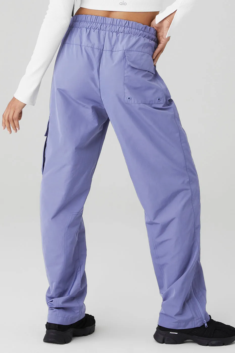 International Wide Leg City Pant - Infinity Blue