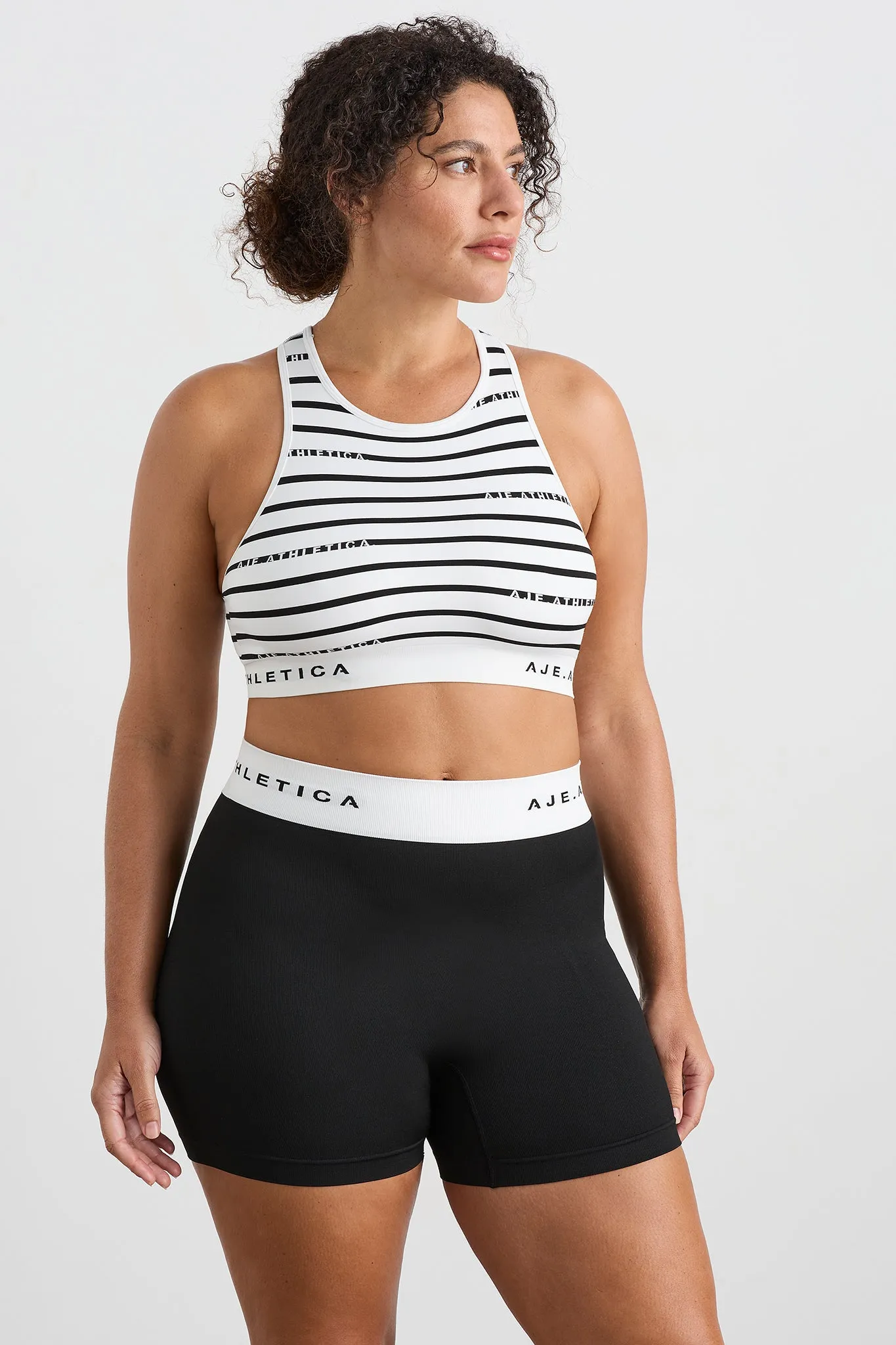 Jacquard Stripe Sports Bra 331