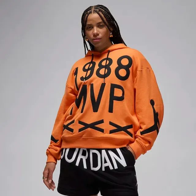 Jordan x Nina Chanel Abney Fleece Hoodie 'Alpha Orange'