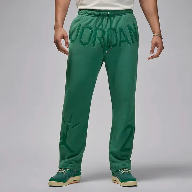 Jordan x Nina Chanel Abney Fleece Trousers 'Green Stone'