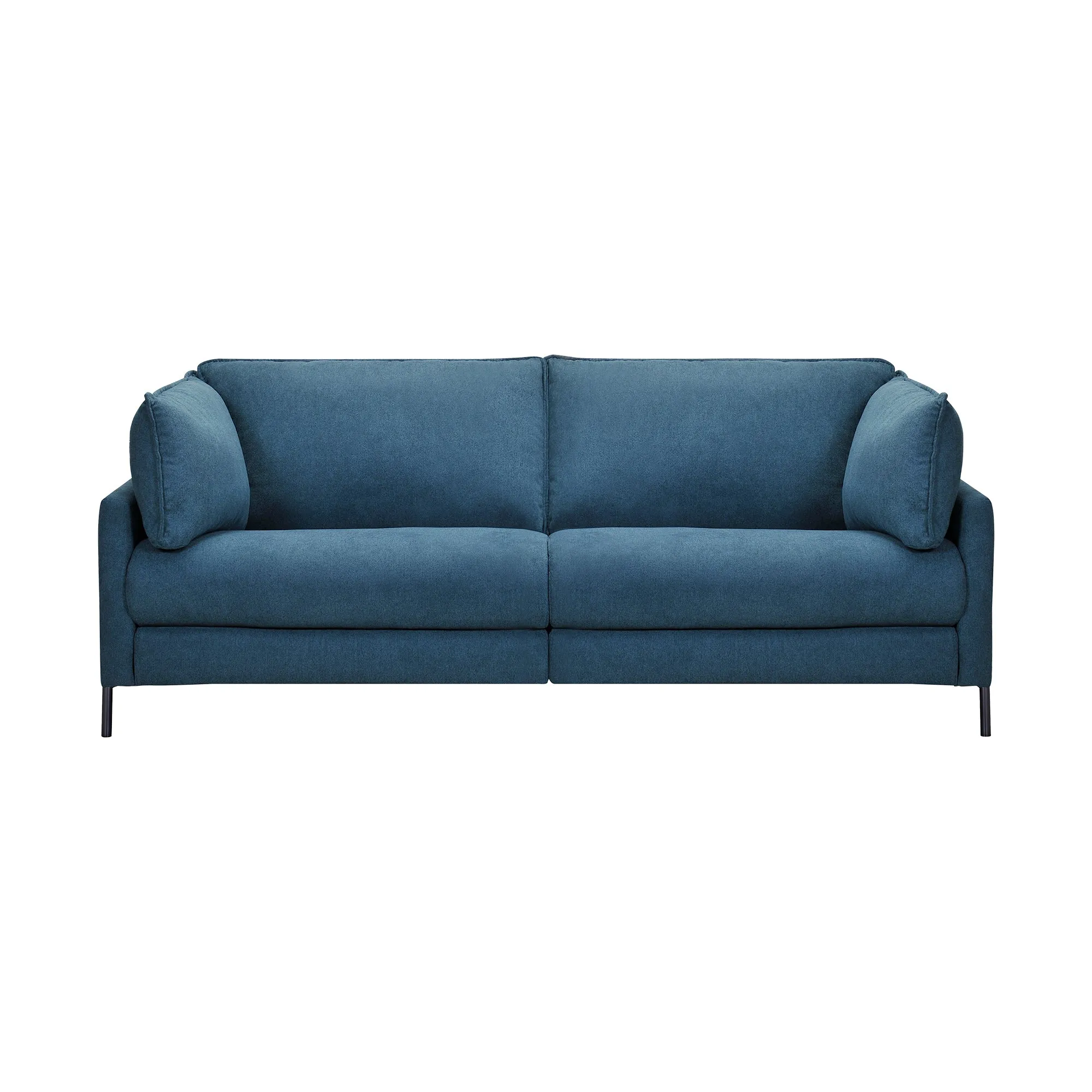 Juliett 80 Modern Blue Fabric Power Reclining Sofa