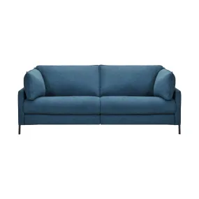 Juliett 80 Modern Blue Fabric Power Reclining Sofa