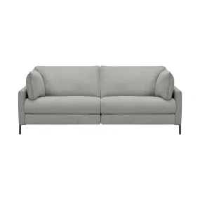 Juliett 80 Modern Gray Fabric Power Reclining Sofa